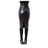 Women Gothic Skirt Ladies Leather Skirt Black Party Sexy PVC Dress Skirt Bdsm Fetish 